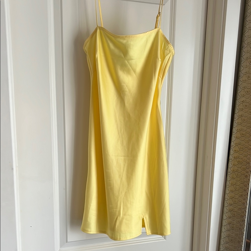 Princess Polly Yellow Slip Dress